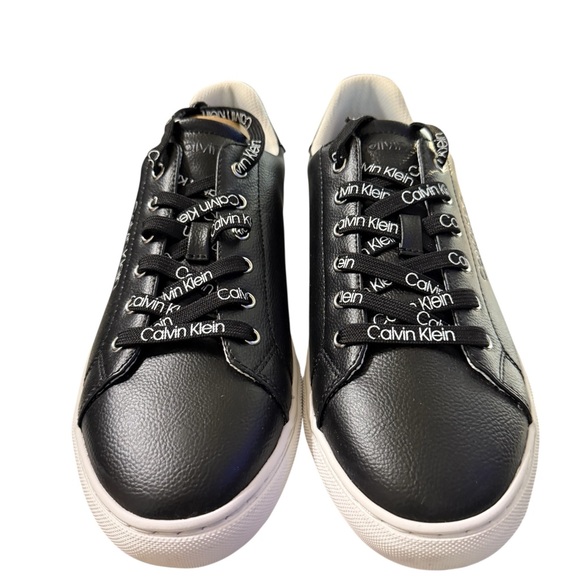 Calvin Klein Black Logo Sneakers · Size 10 Women’s - Picture 1 of 6